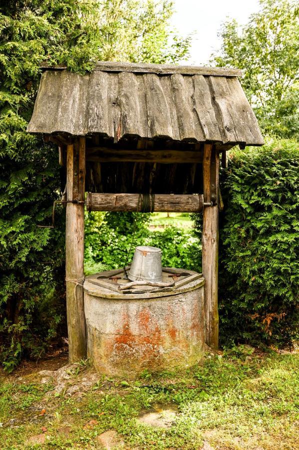 Vila Idilliska Latgaliesu Lauku Maja Ar Melno Pirti Aglona Exteriér fotografie